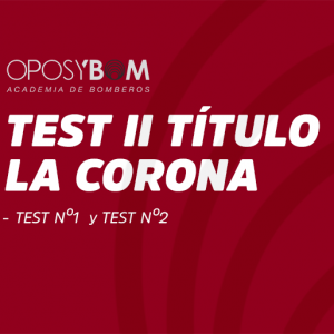 TÍTULO II LA CORONA - TEST Nº1 y TEST Nº2