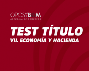 TEST TITULO VII. ECONOMÍA Y HACIENDA